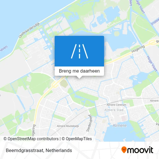 Beemdgrasstraat kaart