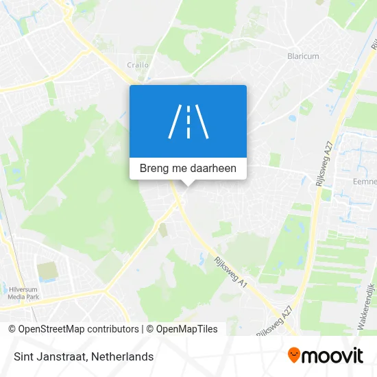 Sint Janstraat kaart