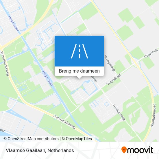 Vlaamse Gaailaan kaart