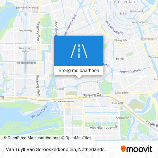 Van Tuyll Van Serooskerkenplein kaart