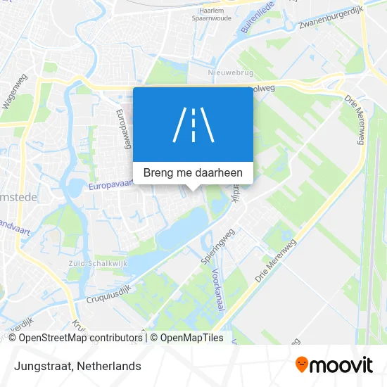 Jungstraat kaart
