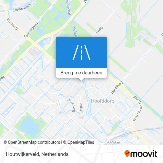 Houtwijkerveld kaart