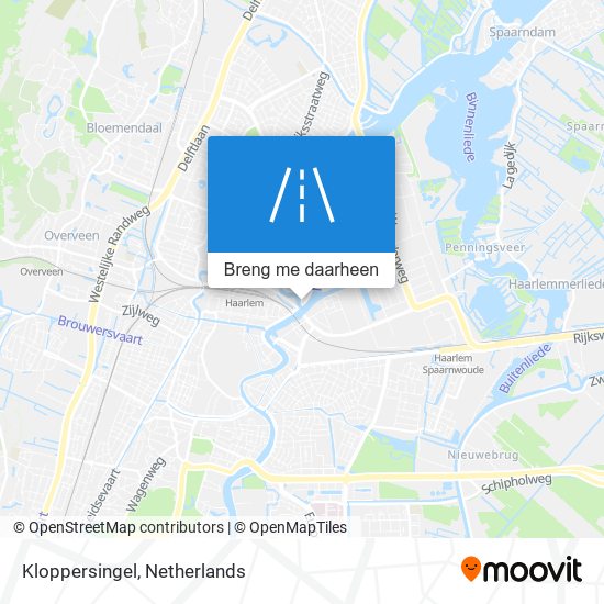 Kloppersingel kaart