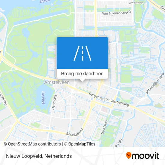 Nieuw Loopveld kaart