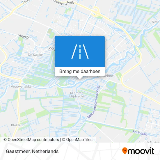 Gaastmeer kaart