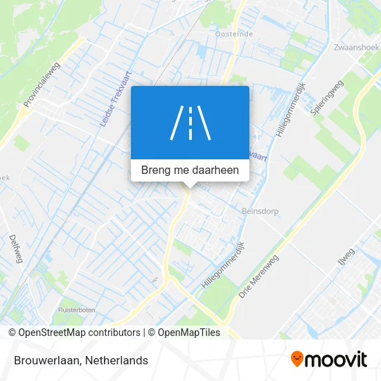 Brouwerlaan kaart
