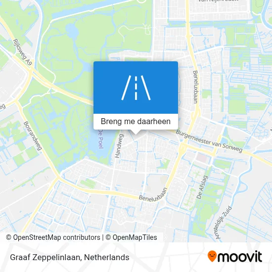 Graaf Zeppelinlaan kaart