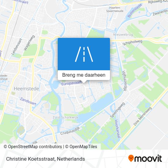 Christine Koetsstraat kaart
