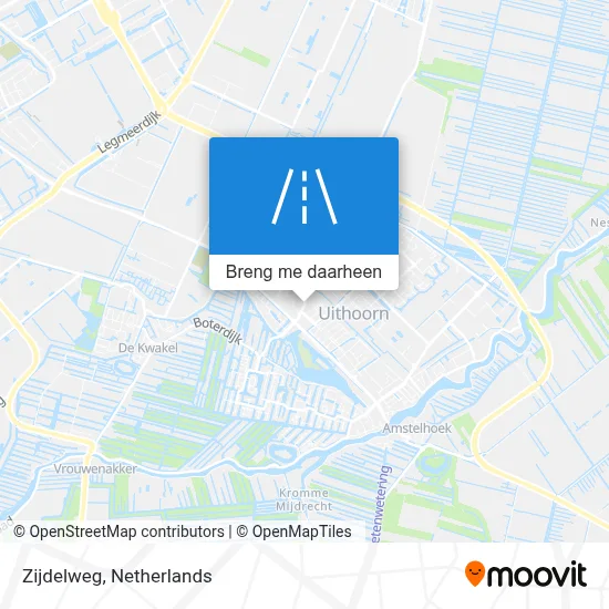 Zijdelweg kaart
