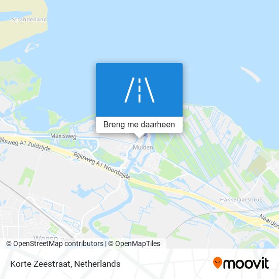 Korte Zeestraat kaart