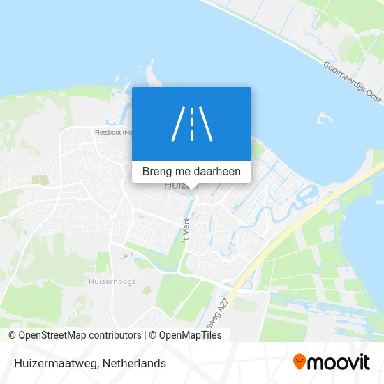 Huizermaatweg kaart