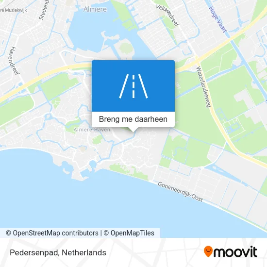 Pedersenpad kaart