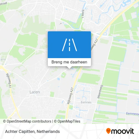 Achter Capitten kaart