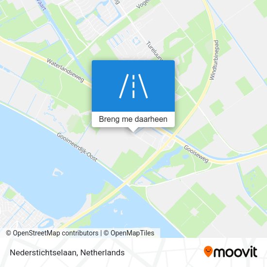 Nederstichtselaan kaart