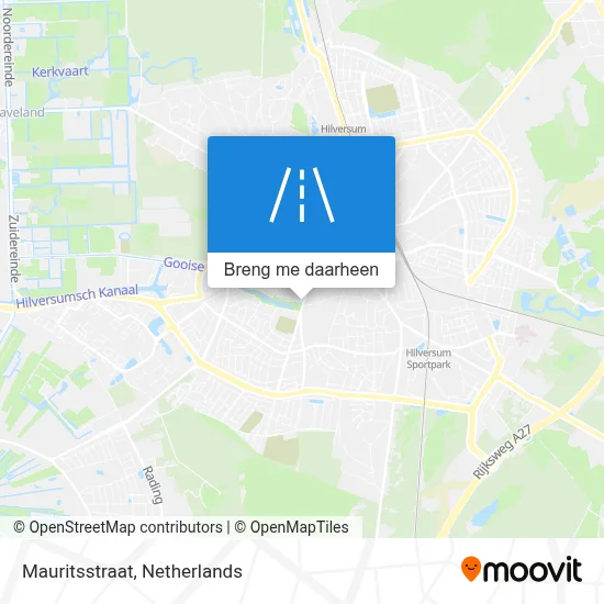 Mauritsstraat kaart