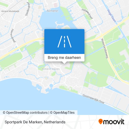 Sportpark De Marken kaart