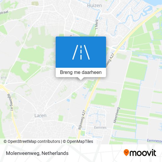 Molenveenweg kaart