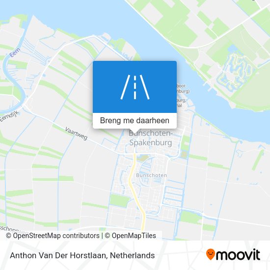 Anthon Van Der Horstlaan kaart