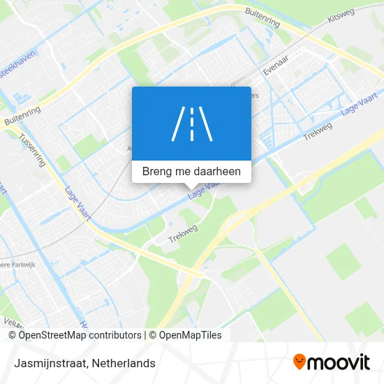 Jasmijnstraat kaart
