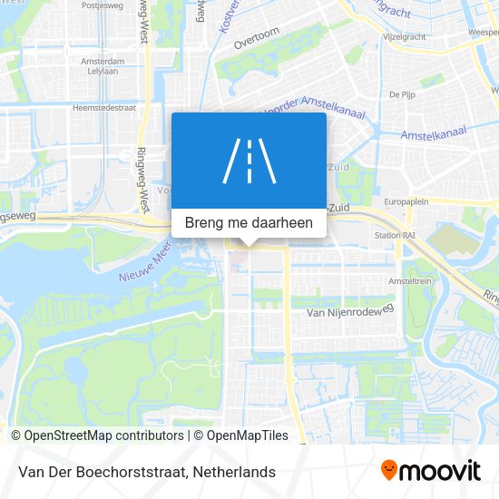 Van Der Boechorststraat kaart