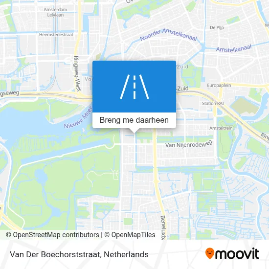 Van Der Boechorststraat kaart