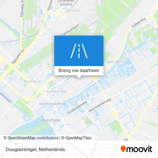Douglassingel kaart