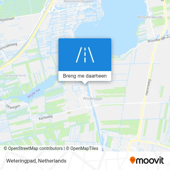 Weteringpad kaart