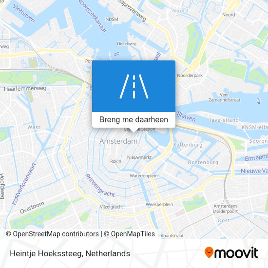 Heintje Hoekssteeg kaart