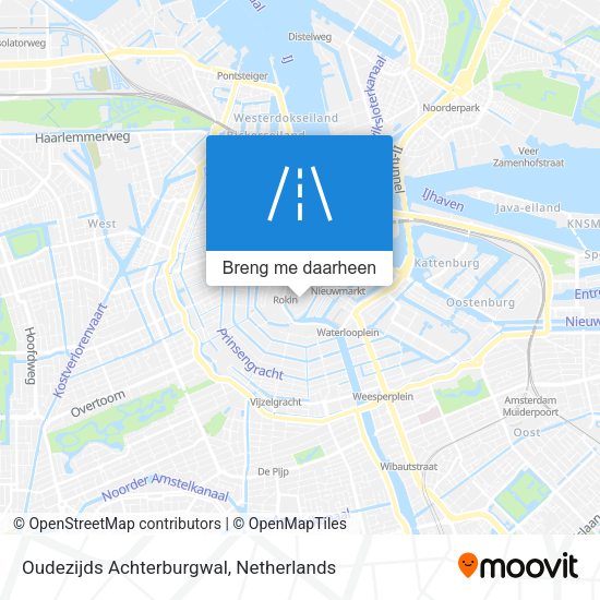 Oudezijds Achterburgwal kaart