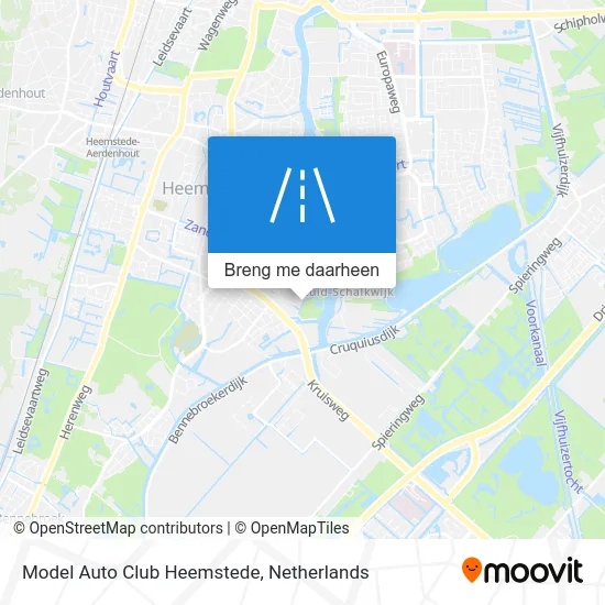 Model Auto Club Heemstede kaart