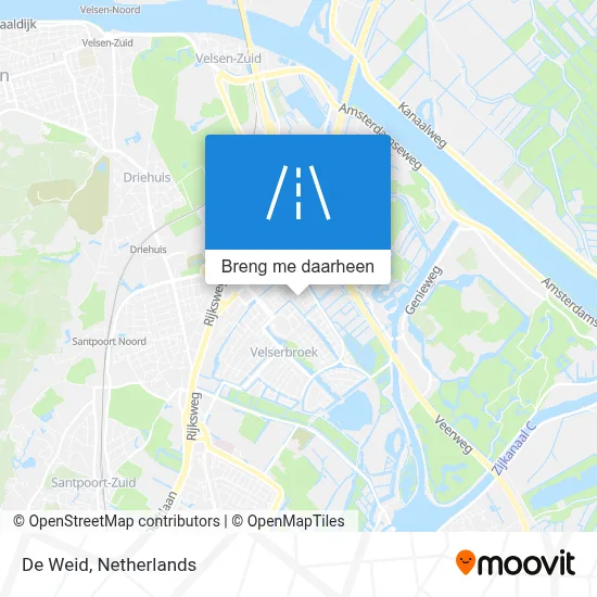 De Weid kaart