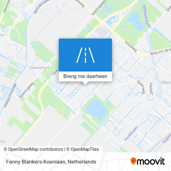 Fanny Blankers-Koenlaan kaart
