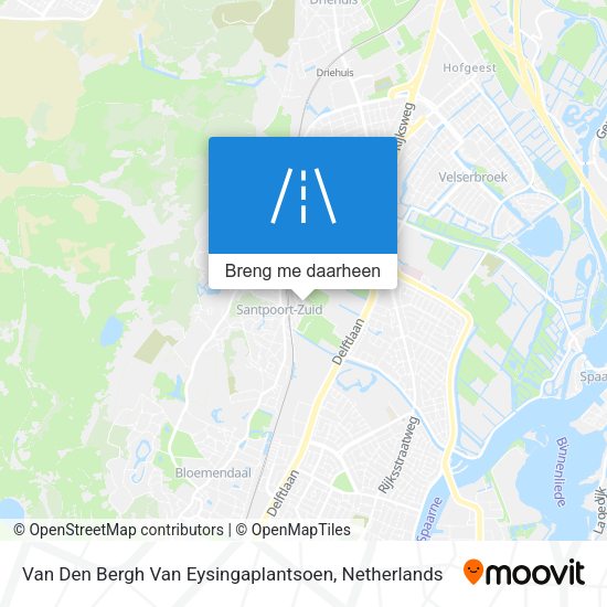 Van Den Bergh Van Eysingaplantsoen kaart