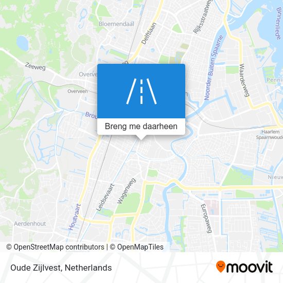 Oude Zijlvest kaart