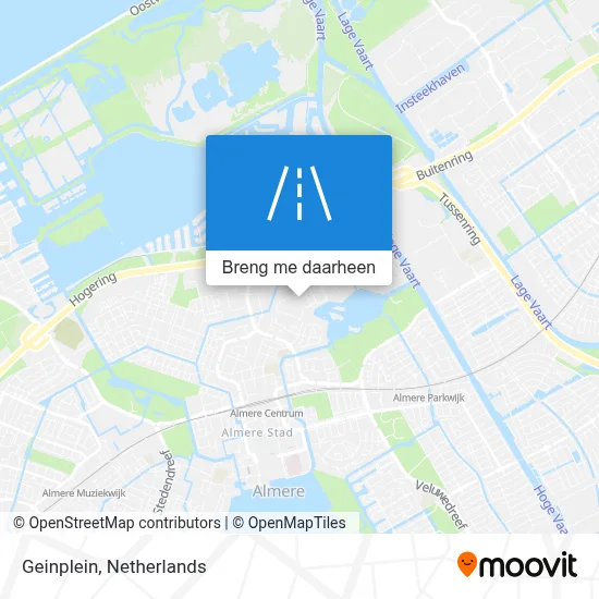 Geinplein kaart