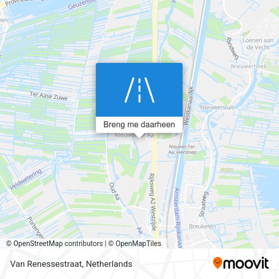 Van Renessestraat kaart