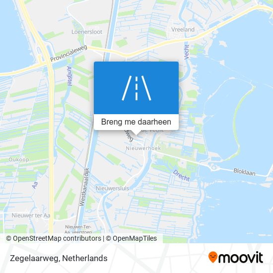 Zegelaarweg kaart