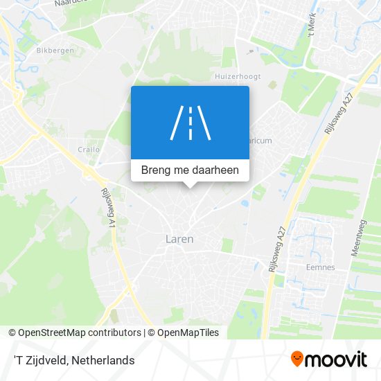 'T Zijdveld kaart