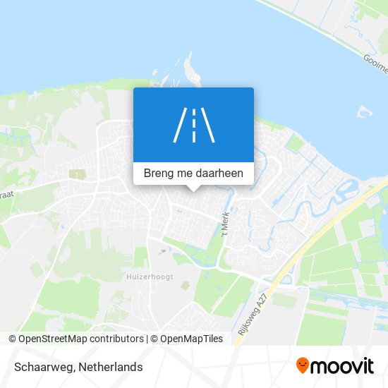 Schaarweg kaart