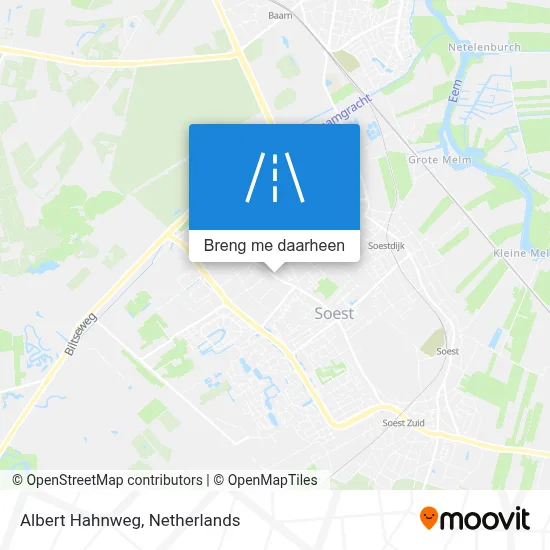 Albert Hahnweg kaart