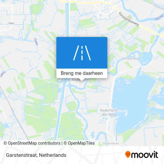 Garstenstraat kaart