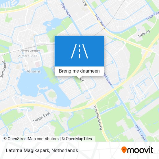 Laterna Magikapark kaart
