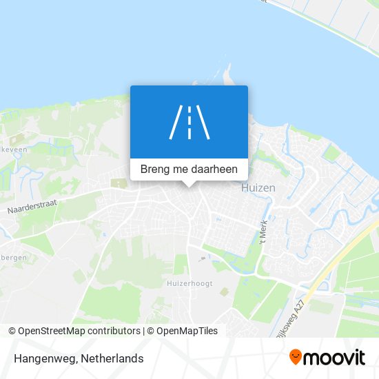 Hangenweg kaart