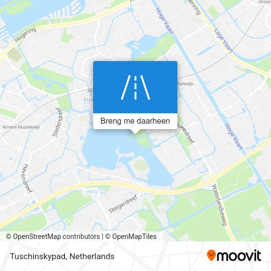 Tuschinskypad kaart