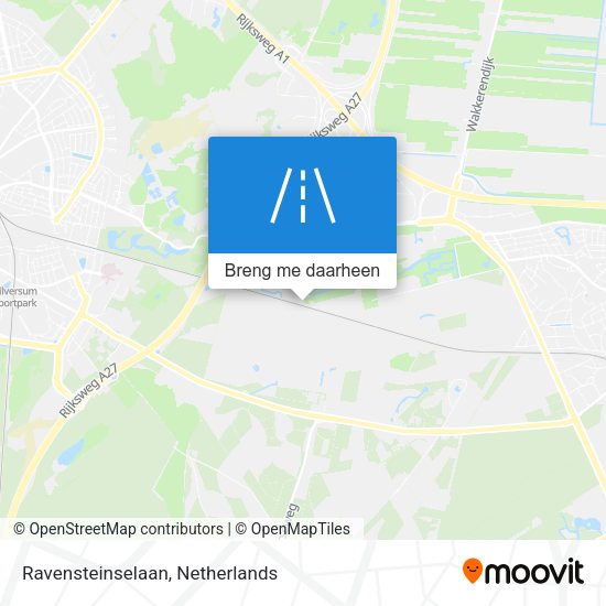 Ravensteinselaan kaart