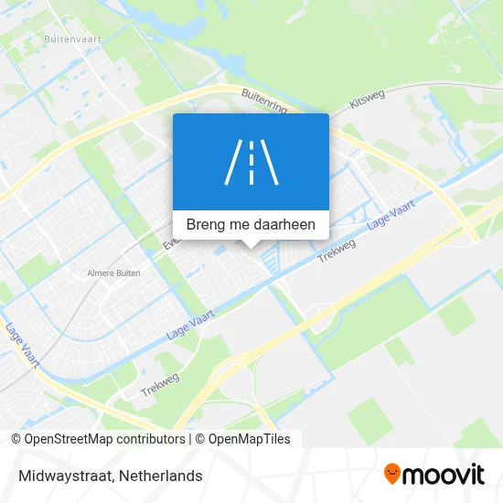 Midwaystraat kaart