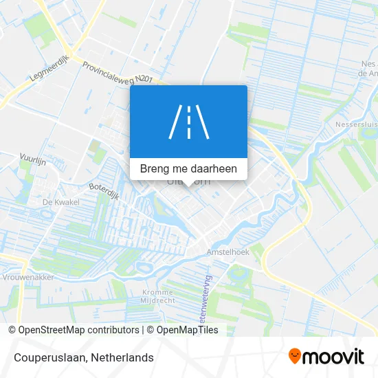 Couperuslaan kaart