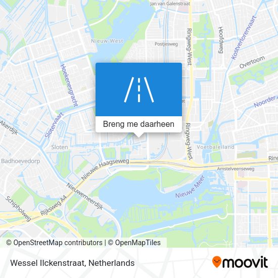 Wessel Ilckenstraat kaart