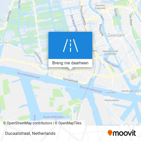 Ducaatstraat kaart