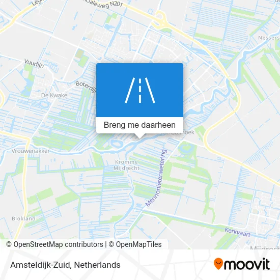 Amsteldijk-Zuid kaart